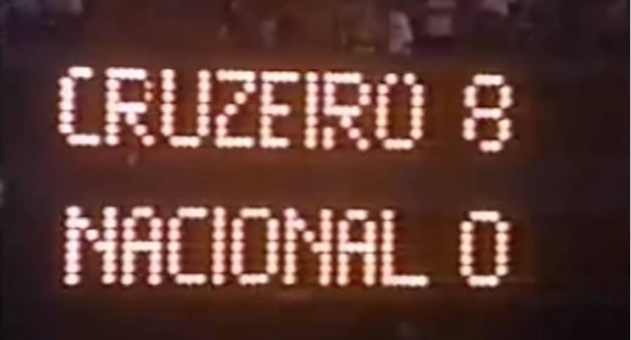 Atlético Nacional cayó goleado 4-0 ante Cruzeiro en Supercopa de 1992