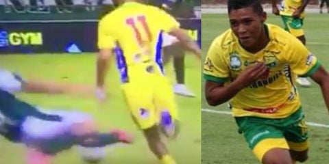 Julián Zea se arrepiente de la patada que le dio al jugador del Huila