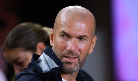 Zinedine Zidane, técnico francés