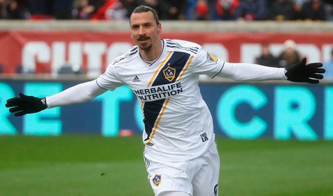Zlatan Ibrahimovic, jugador de L.A. Galaxy