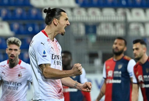 Zlatan Ibrahimovic, delantero del Milan